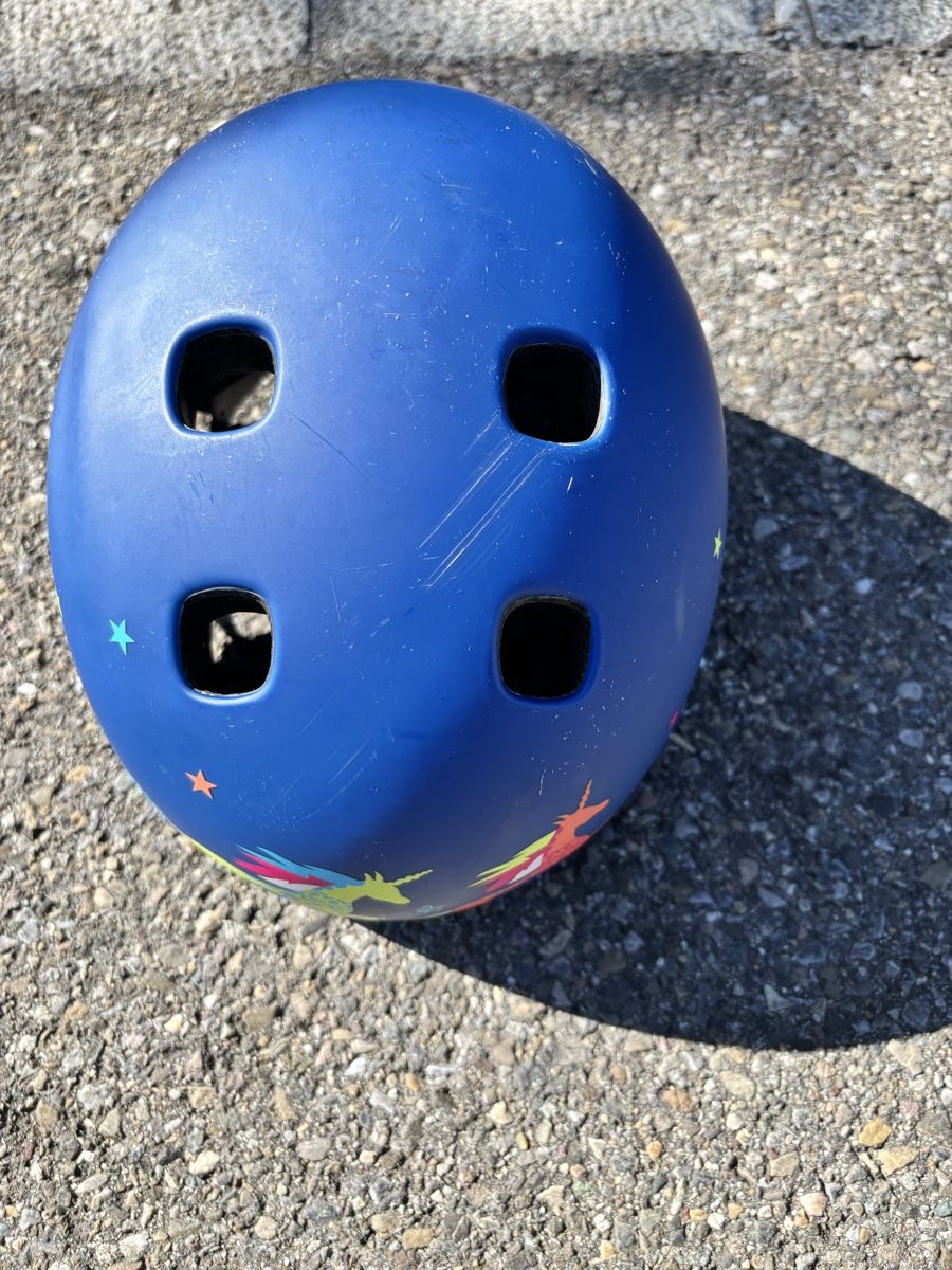 Caschi: Micro Velohelm Einhorn blau, Gr. 46-50 – Usato da Au ZH venduto da Melda123 4