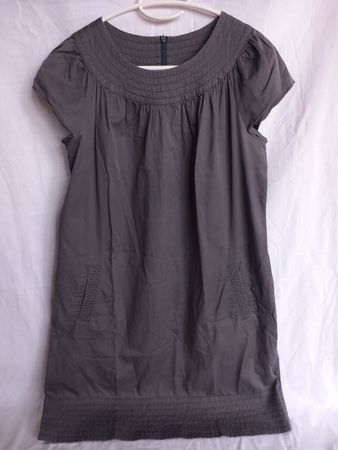 Robe grise en coton Merona Taille M