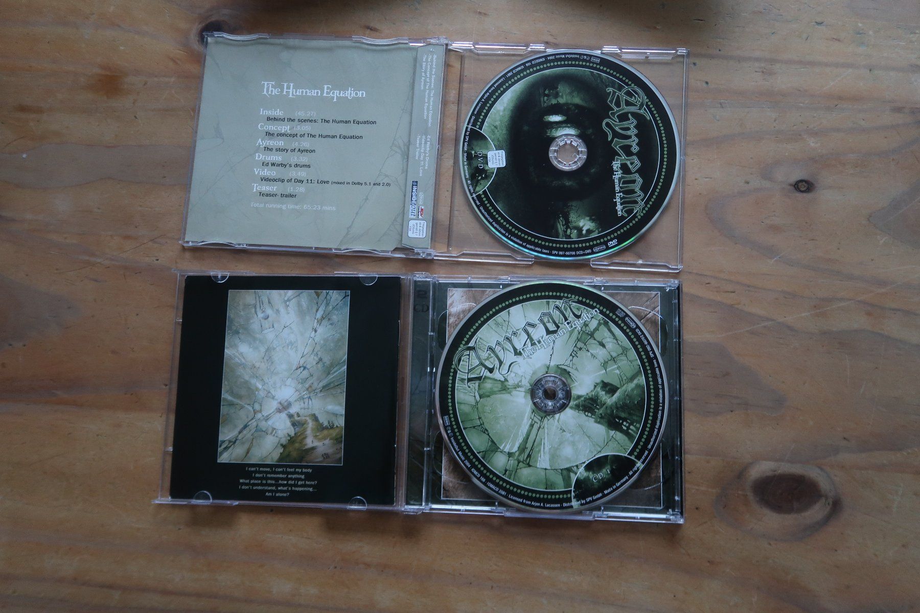 CDs: AYREON - THE HUMAN EQUATION - 2x CD + BONUS DVD BOX – Gebraucht aus Basel von Patiscat 7