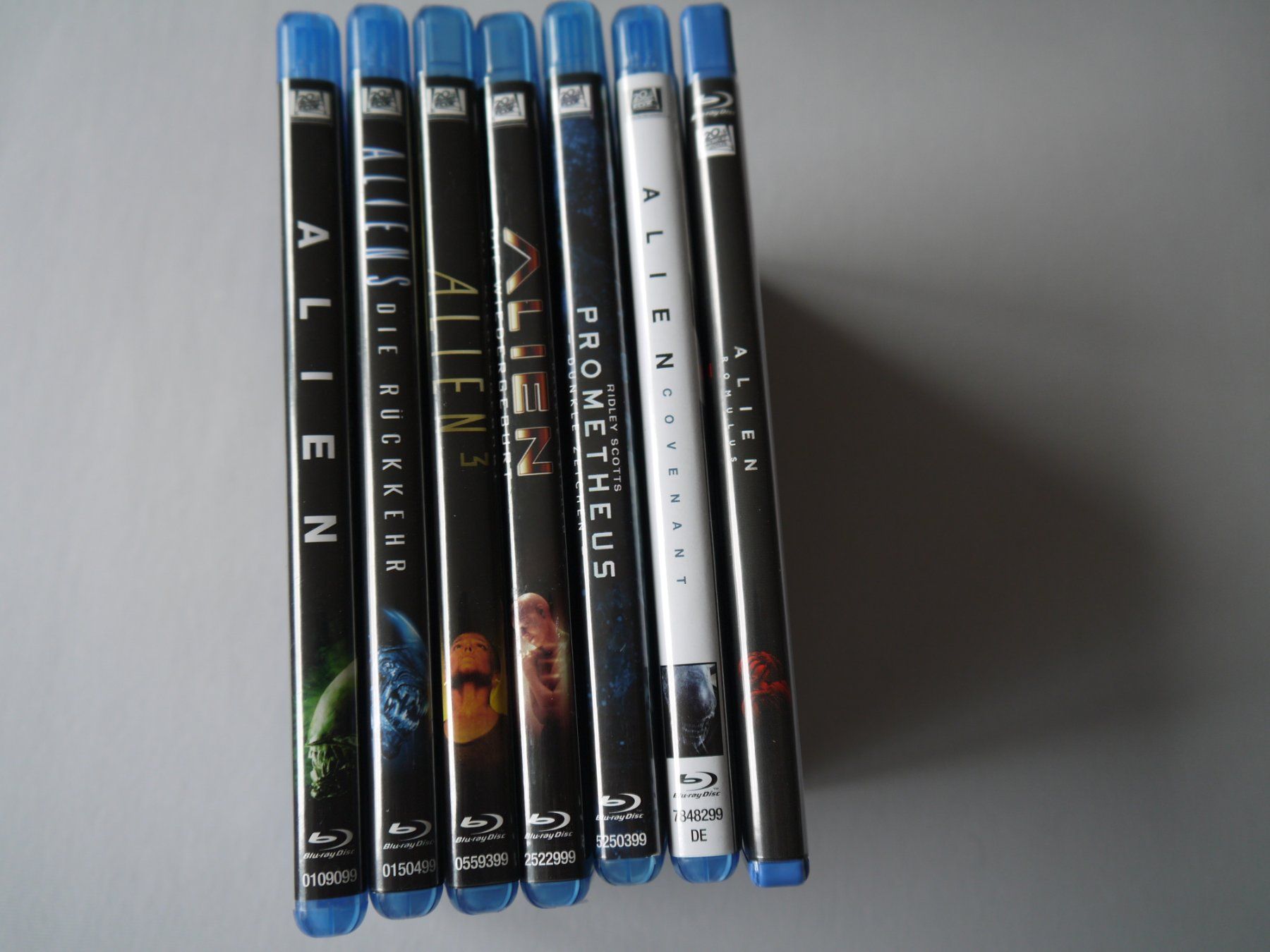 Tutti i DVDs: ALIEN Collection 1-7 - Die Komplette Collection - Blu Ray – Usato da Hagendorn venduto da Blaf 2