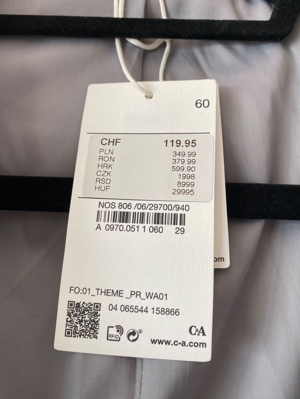 C&A Completi: Costume homme gris – Nuovo e nell'imballaggio originale da Montreux venduto da iza_peche8 3