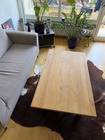Pfister Eiche Massivholz Couchtisch 140x80x40,5