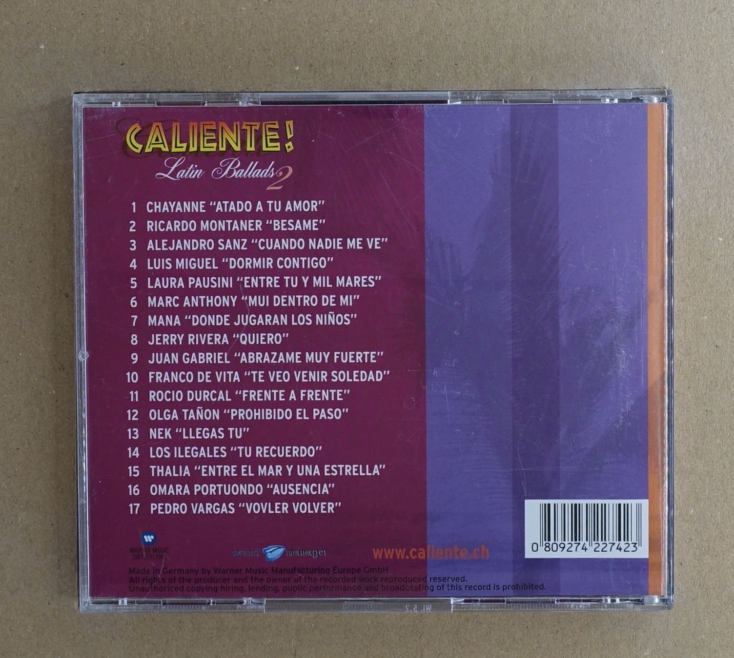 CD: Caliente! Latin Ballads 2 - T10 – Usato da Sessa venduto da fraenklishop 1