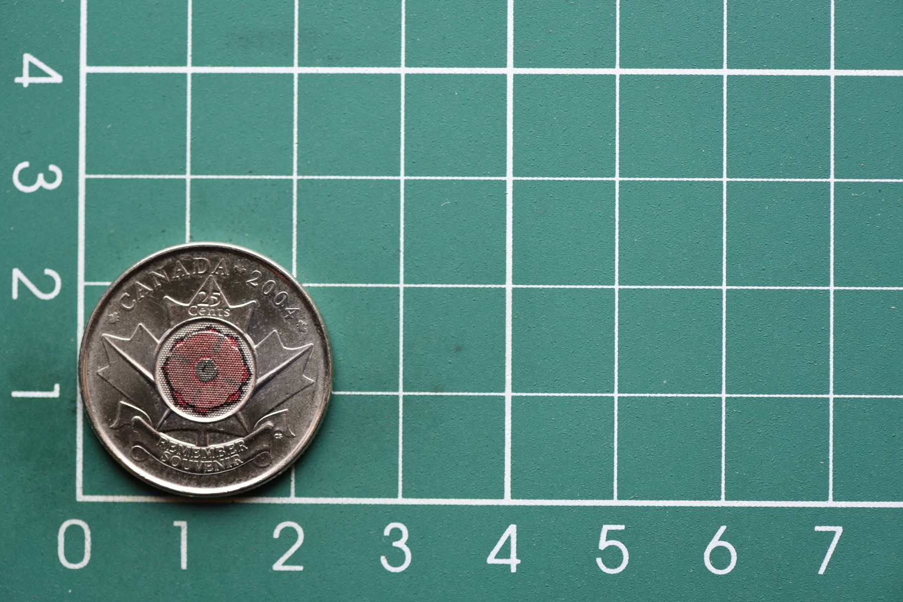 Tutti le monete: währung canada remember souvenir  25 cents 2004 – Usato da Laupen BE venduto da Gufi57
