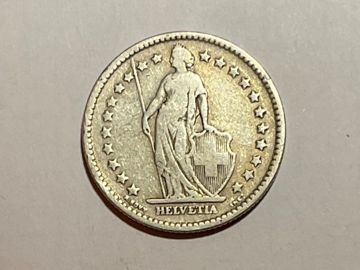 Tutti le monete: Schweiz 2 Fr. 1886 Helvetia Silber – Usato da Wolfhalden venduto da Wolkar 1