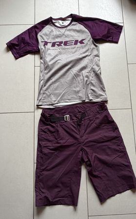 Trek Mountainbike Set, Shirt und Hose