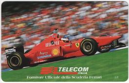 Ferrari - ungebrauchte Formel 1 Telefonkarte von Italien