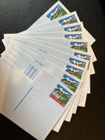 Vorfrankierte Postkarten fixfertige Verpackung 10x
