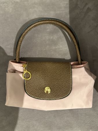 Tasche rosa braun guter Zustand