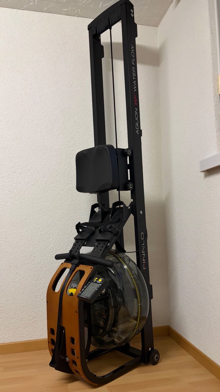 WaterRower Hometrainer: Finnlo Rudergerät Aquon Waterflow Wie!!! – Nuovo (secondo la descrizione) da Birr venduto da ping9 7