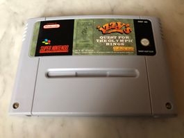 IZZYS QUEST FOR THE OLYMPIC RINGS SPIEL FÜR SUPERNINTENDO