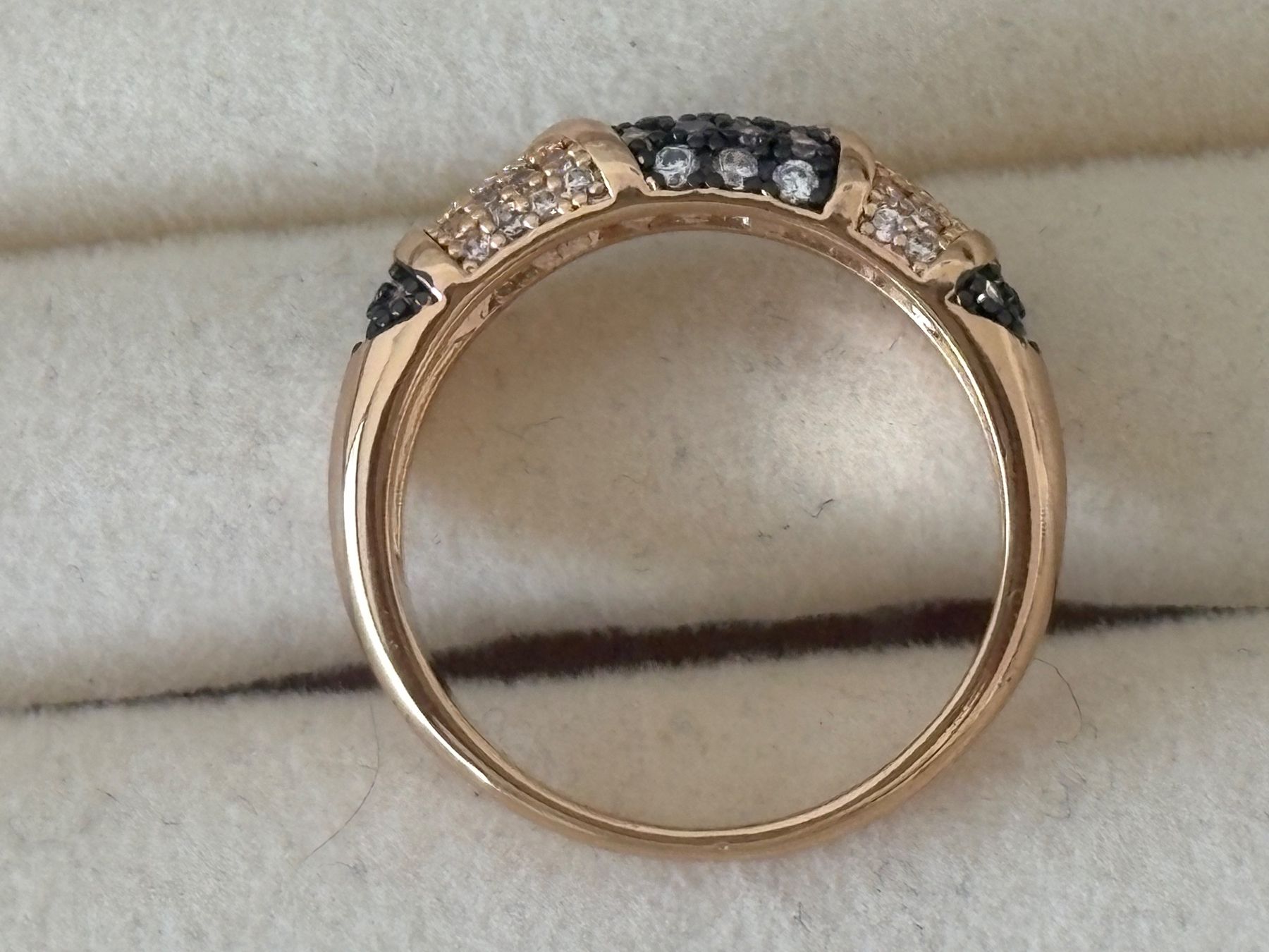 Anelli: Luxus Elegante Gr.19/9 Ring Farbe: Rosa/Schwarz – Nuovo (secondo la descrizione) da Biel-Bienne venduto da Roserosse13 4