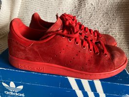 Adidas Stan Smith cuir rouge 41