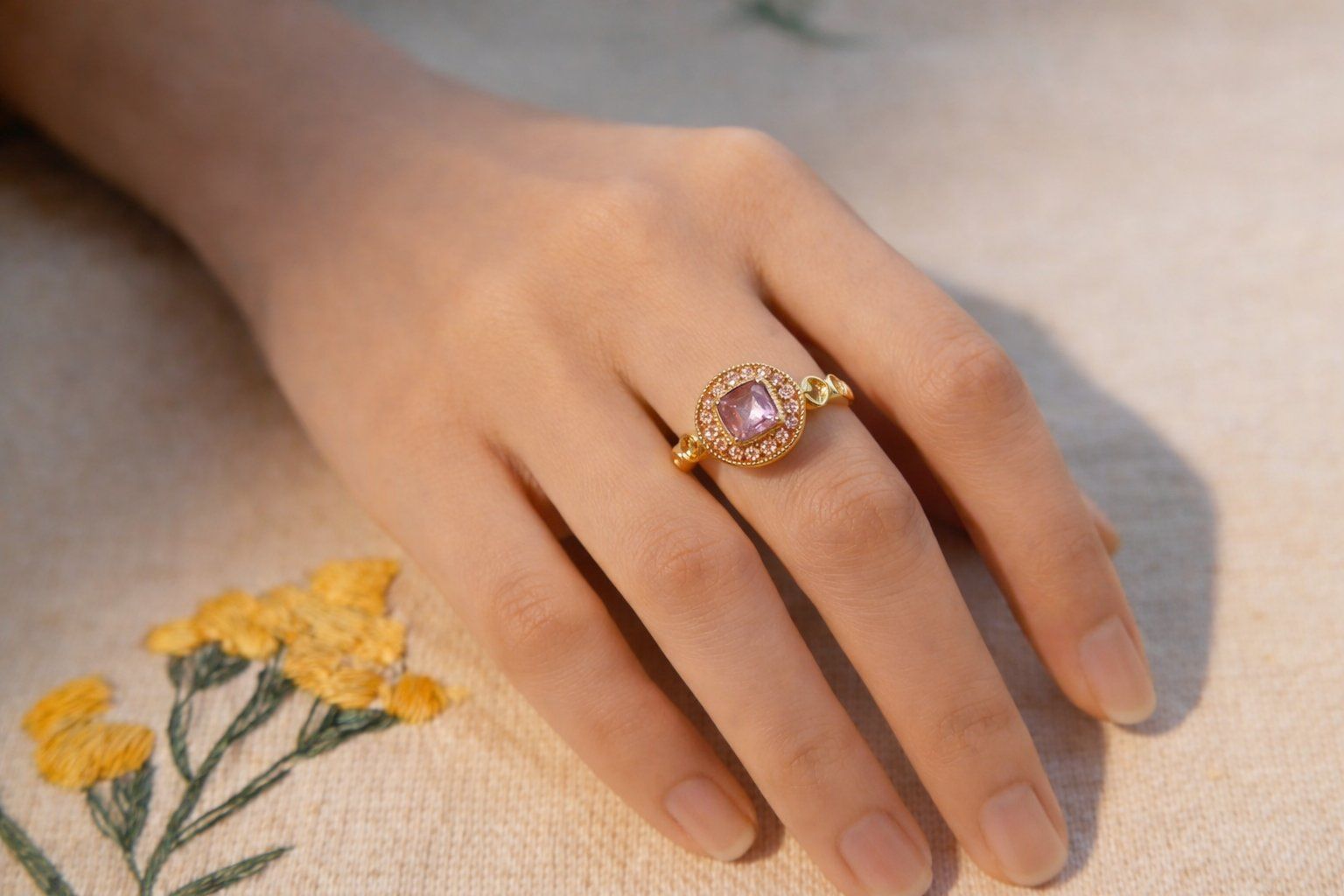 Anelli: NEW - S925 Amethyst Ring (Adjustable) – Nuovo (secondo la descrizione) da Zürich venduto da cin_wcf6 6
