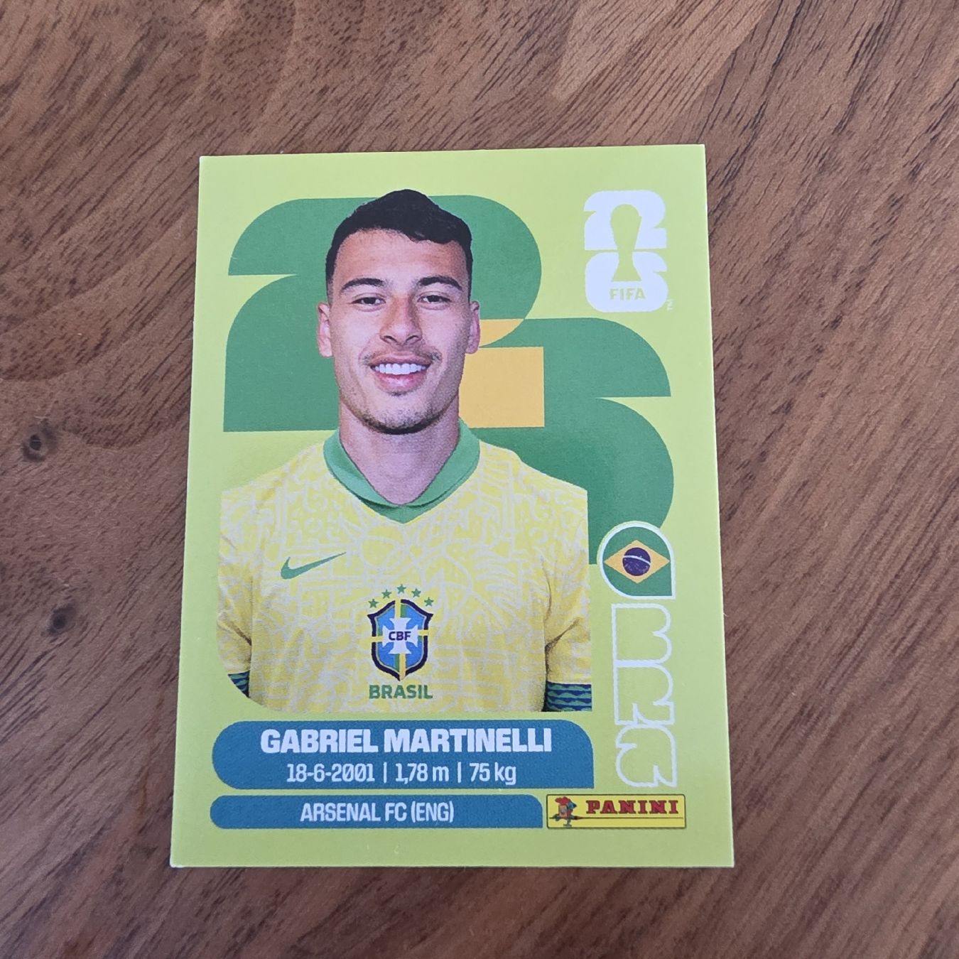 Panini Cartes à collectionner: Panini BRA18 Gabriel Martinelli  – Neuf avec emballage d'origine à Buchs AG par LogoParts