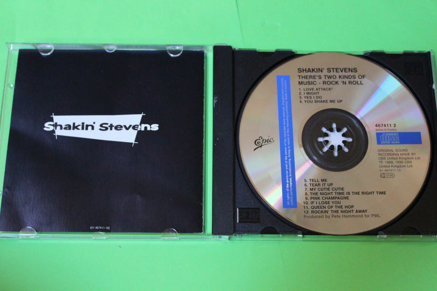 CD: SHAKIN' STEVENS - ROCK'N'ROLL! CD 1990 – Usato da Tübach venduto da JamesStone 3
