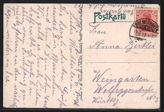 Foto & Poster: Bremerhaven, Zeppelin über dem Hafen, P – Usato da Berlin venduto da bartko-reher 1