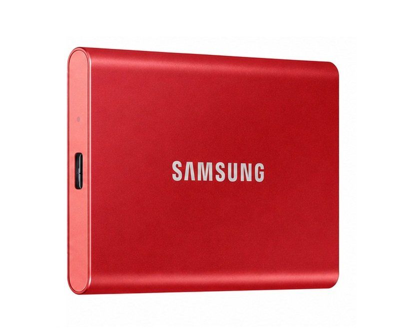 Samsung Dischi rigidi: Samsung Portable T7 1TB Farbe Rot – Usato da Olten venduto da antonio.troia 2
