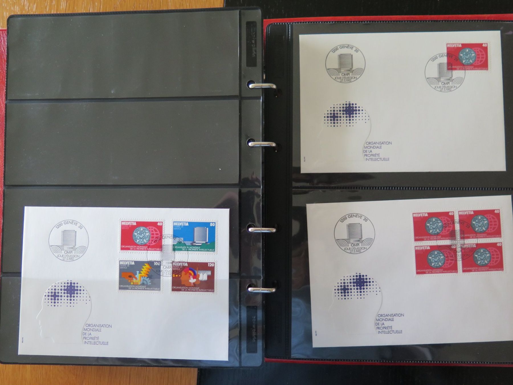 Tutti i francobolli: Dienstmarken FDC + Marken Einzel/4-er Block, auch postfrisch – Usato da Winterthur venduto da Namo1 7