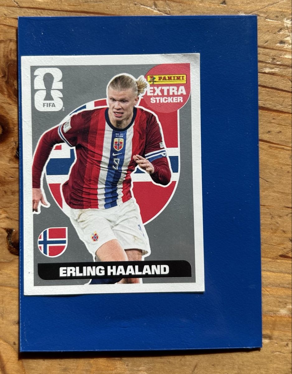 Panini Carte collezionabili: Extra Sticker Erling Haaland Silber WM2026 – Nuovo (secondo la descrizione) da Luzern venduto da wlea02