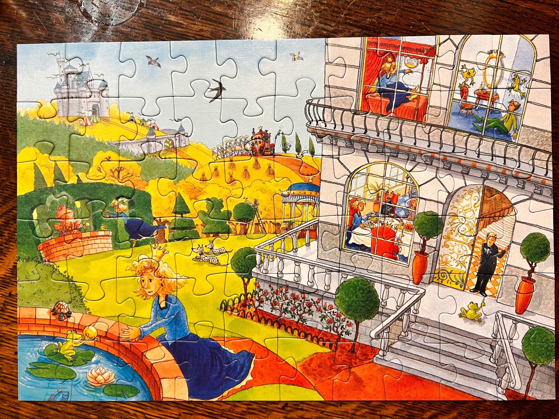 Puzzles: 4 Stk. Schmidt Puzzle Es war ein mal. Und 1  Märchen text – Gebraucht aus Winkel von Tilivika 7