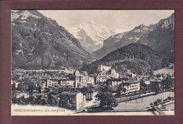 INTERLAKEN - Jungfrau - 1918