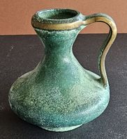 Vase Sissacher Kunstguss in Originalschachtel mit Patina