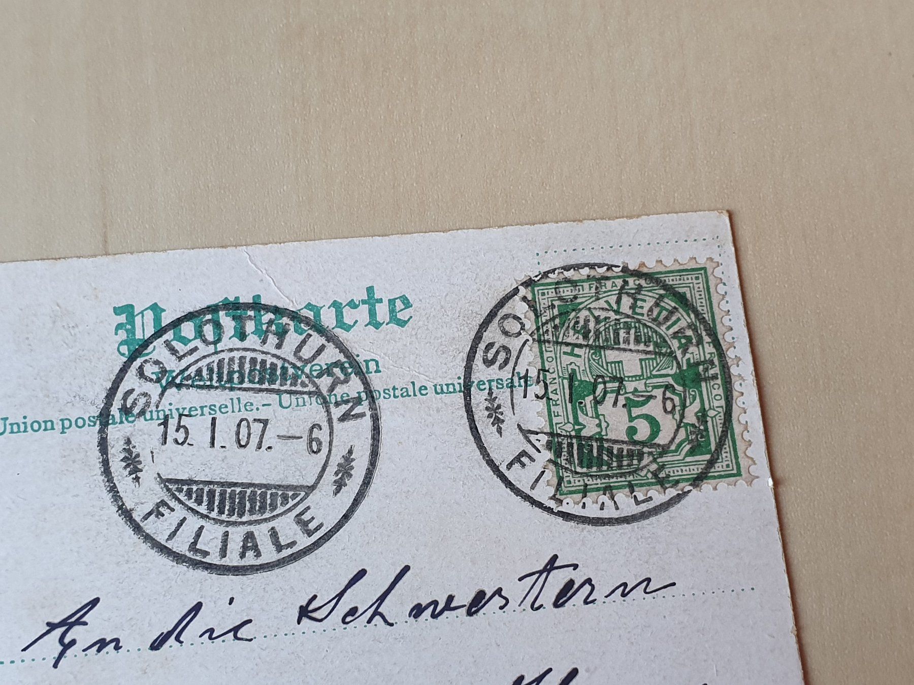 Cartes postales: 3 x Karten Solothurn ab 1907 – D'occasion à Stansstad par collectorsshop 1