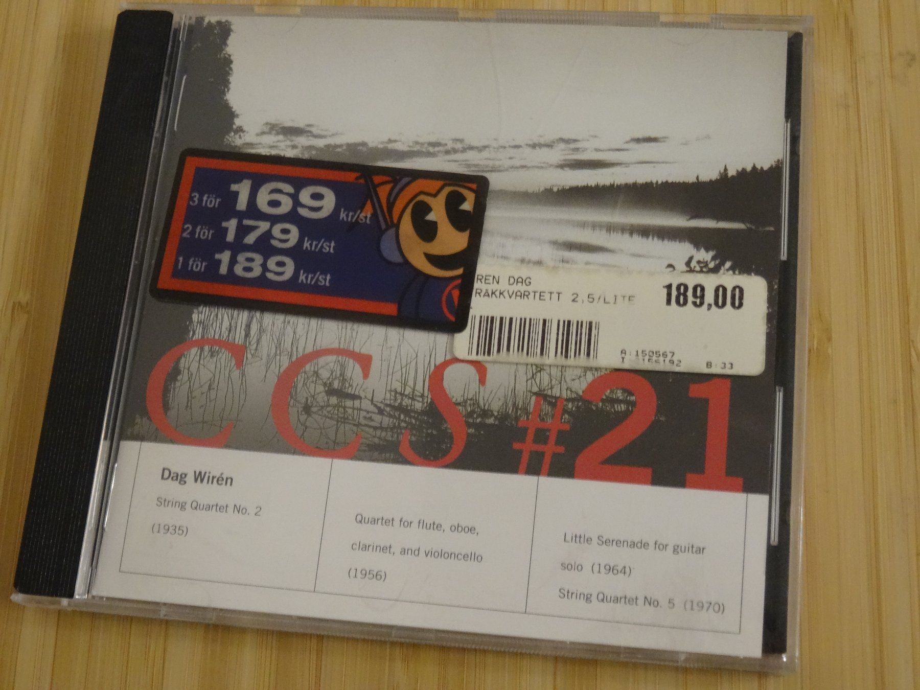 CD: Dag Wiren - CCS 21 CD – Usato da Olten venduto da Disc-Ausverkauf