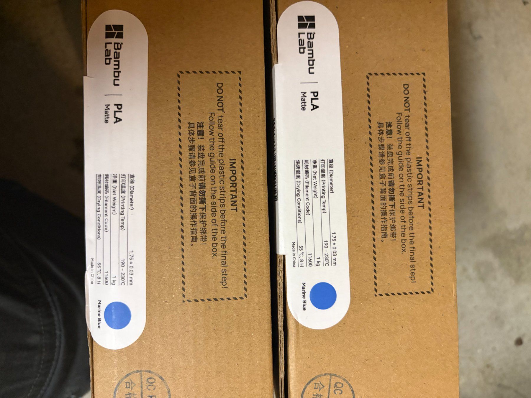 Bambu Lab Stampanti 3D: Bambulab PLA Matt Blau – Usato da Längenbühl venduto da AdiM30