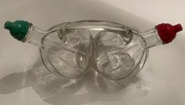 Essig und Öl Halter/ Essig Öl Spender/ 2-in1