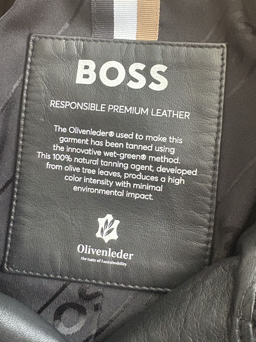 Hugo Boss Giacche: Boss Lederjacke Gr.40 Schwarz – Usato da Basel venduto da Claudiam57 2