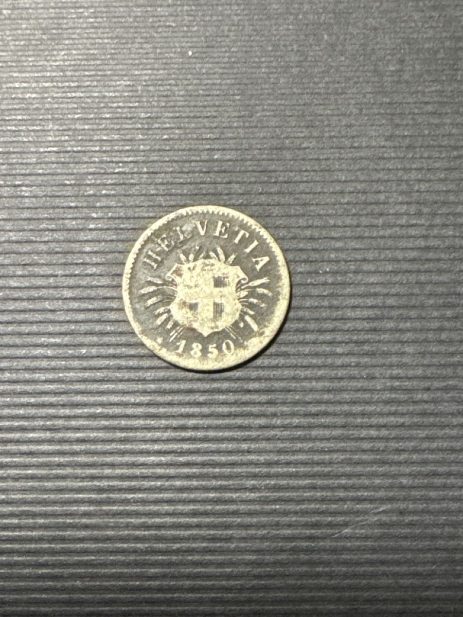 Toutes les monnaies: 5 Rappen Münze 1850 – D'occasion à Kaltbrunn par hello_00 1