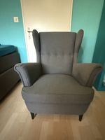 Sessel grau Stoff Strandmon