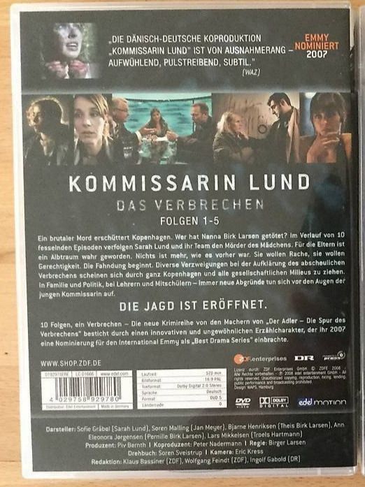Alle DVDs: Kommissarin Lund - Das Verbrechen   (Box 1) – Gebraucht aus St. Gallen von elkapone 1