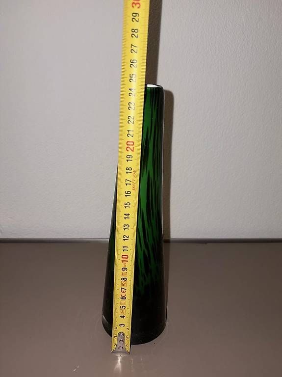 Vasen & Gefässe: Vintage Vase, grün getigert – Gebraucht aus Wettingen von fre_n6p7 1