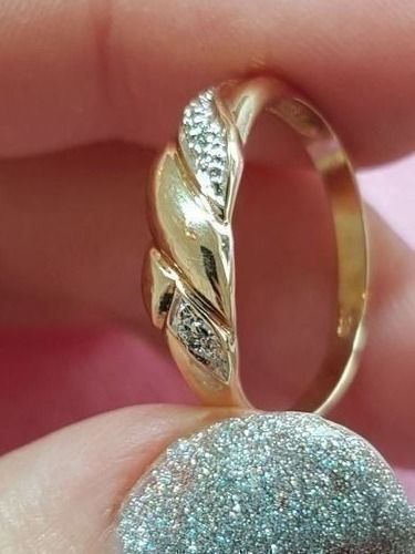 Bagues: Stilvoller Ring mit 4 Diamanten – Neuf (Voir description) à Unterägeri par Altgoldschmuck 8