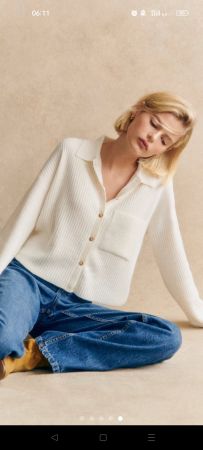 Sezane - Merino Wool Cardigan