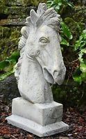 Gartenfigur/Pferdebüste/Garten//18x10x25cm/Neu/OVP