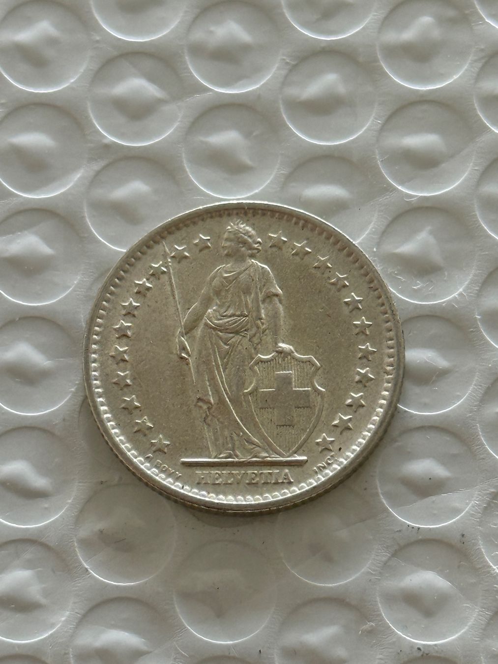 Tutti le monete: 2 Franken 1967  Unz / Stgl – Nuovo (secondo la descrizione) da Wallisellen venduto da SWISS_SILVER1 1