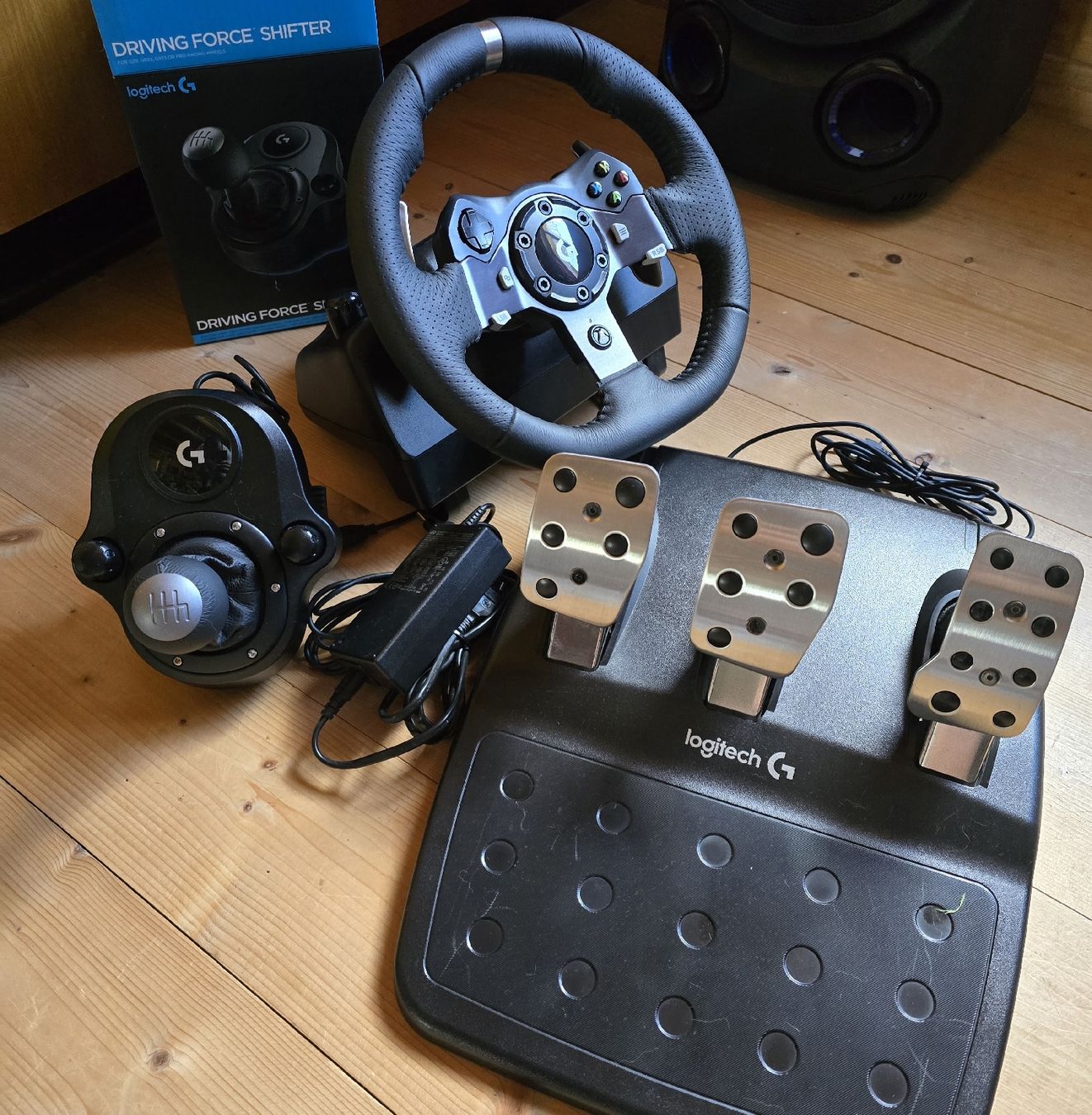 Logitech Controller: Logitech G920 Lenkrad mit Schalthebel, Top! – Gebraucht aus Disentis/Mustér von WRX.STI.14 1
