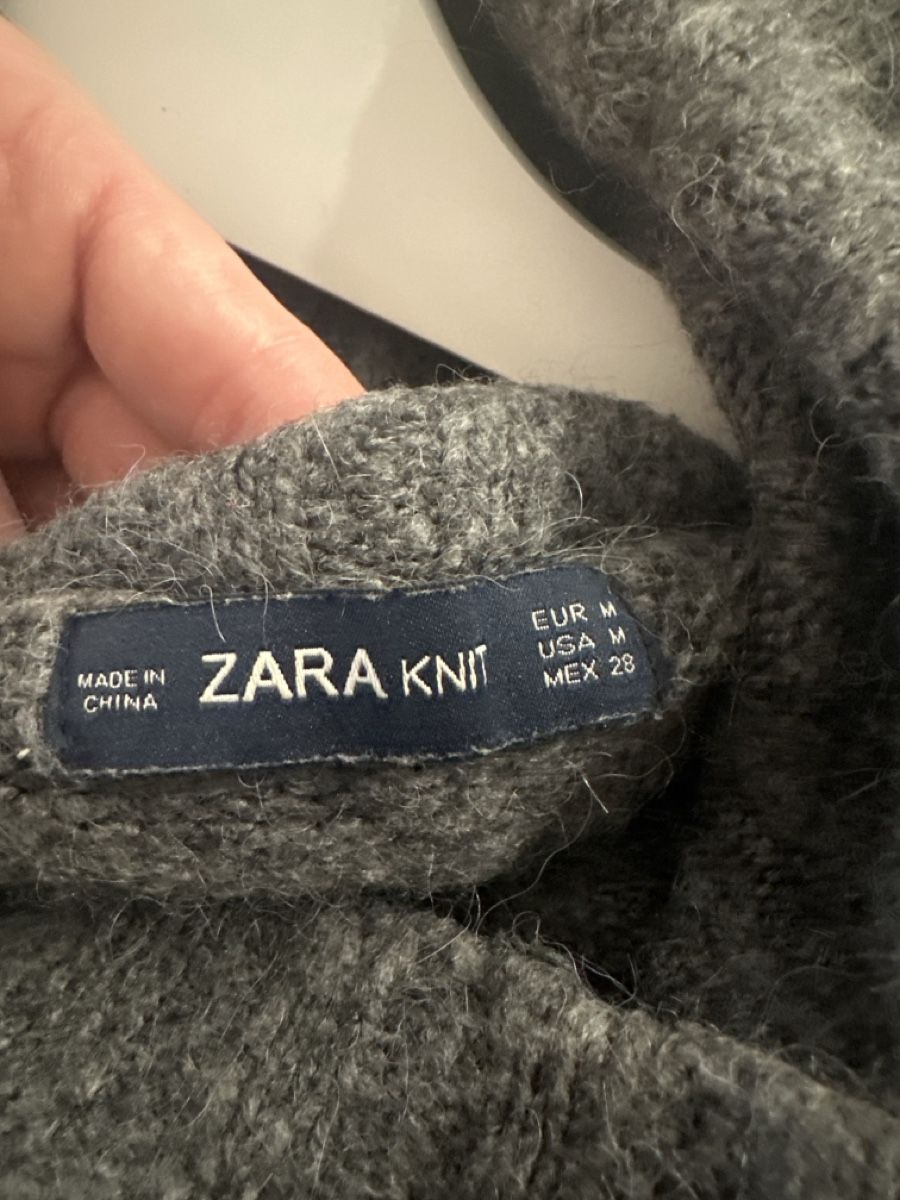 Zara Pullover & Sweatshirts: Warmer ZARA Strickpullover, Grau, Rollkragen, Gr. M – Gebraucht aus Luzern von val_z5jn 2