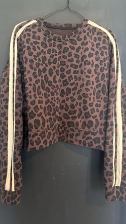 Trendiges Leoparden-Set mit Streifen, Grösse One Size