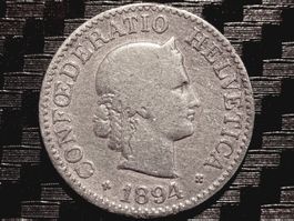 1894 - 10 cts. 1.00 Mio.!!! 2.88gr