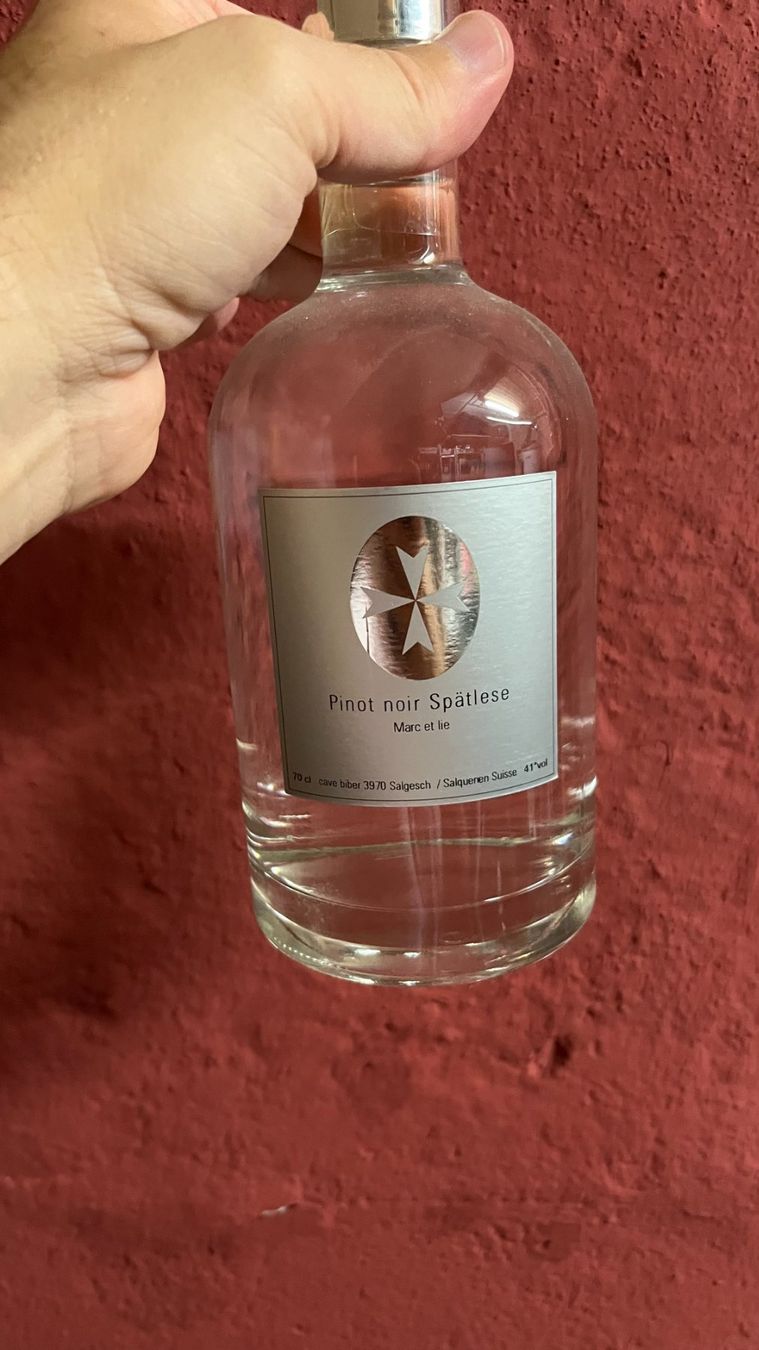 Spiritueux: Marc et lie / Pinot Noir Spätlese – Neuf avec emballage d'origine à Oberrieden par phmsales