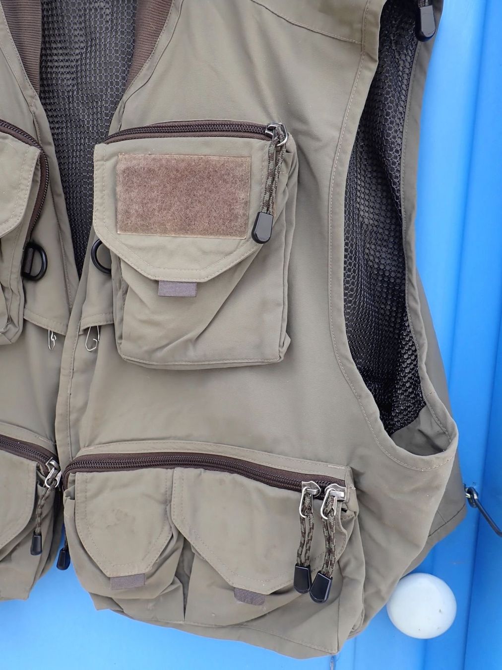 Canne da pesca: Simms Fliegenfischer Veste - Farbe helles grün – Usato da Nassenwil venduto da Fwalti01 2