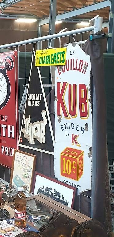 Maggi Insegne: Emailschild/ plaque émaillée KUB – Usato da Coppet venduto da squ_wy2d 1