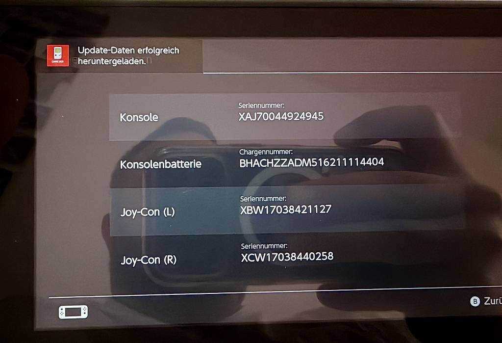 Console: Nintendo Switch Konsolen-Set grau – Usato da Nidau venduto da M_Reinhard 2