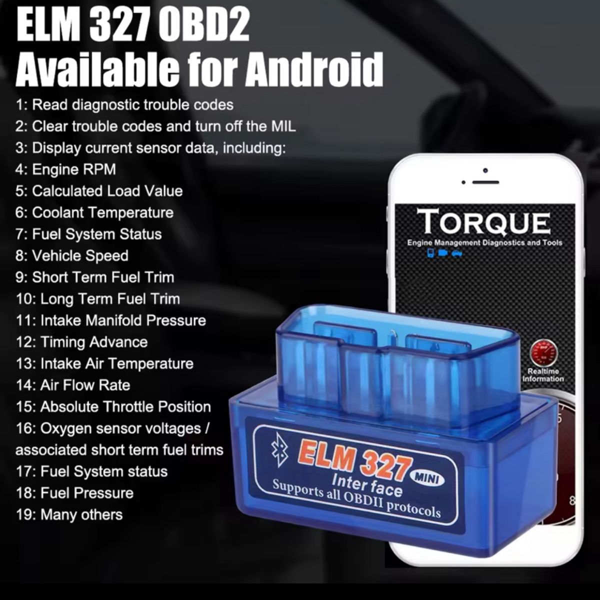 Tutti pezzi di ricambio auto: ELM327-Mini lecteur de code défaut - Diagnostique Automobile – Nuovo e nell'imballaggio originale da Denges venduto da Ricautomotive 1