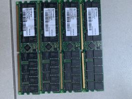4x Infineon RAM 2GB DDR333 CL2 ECC Reg